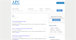 Desktop Screenshot of apcconsultant.in