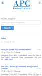 Mobile Screenshot of apcconsultant.in